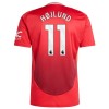 Camisola + Calções Manchester United Hojlund 11 Criança Equipamento 1ª 24/25